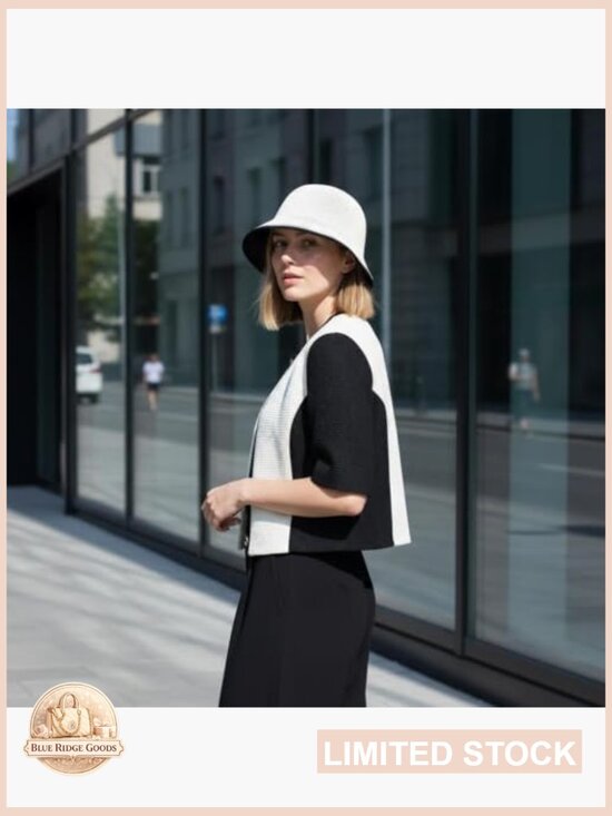 Straw Bucket Hat UPF 50+ Sun Protection Packable Adjustable Summer Holiday main image 6